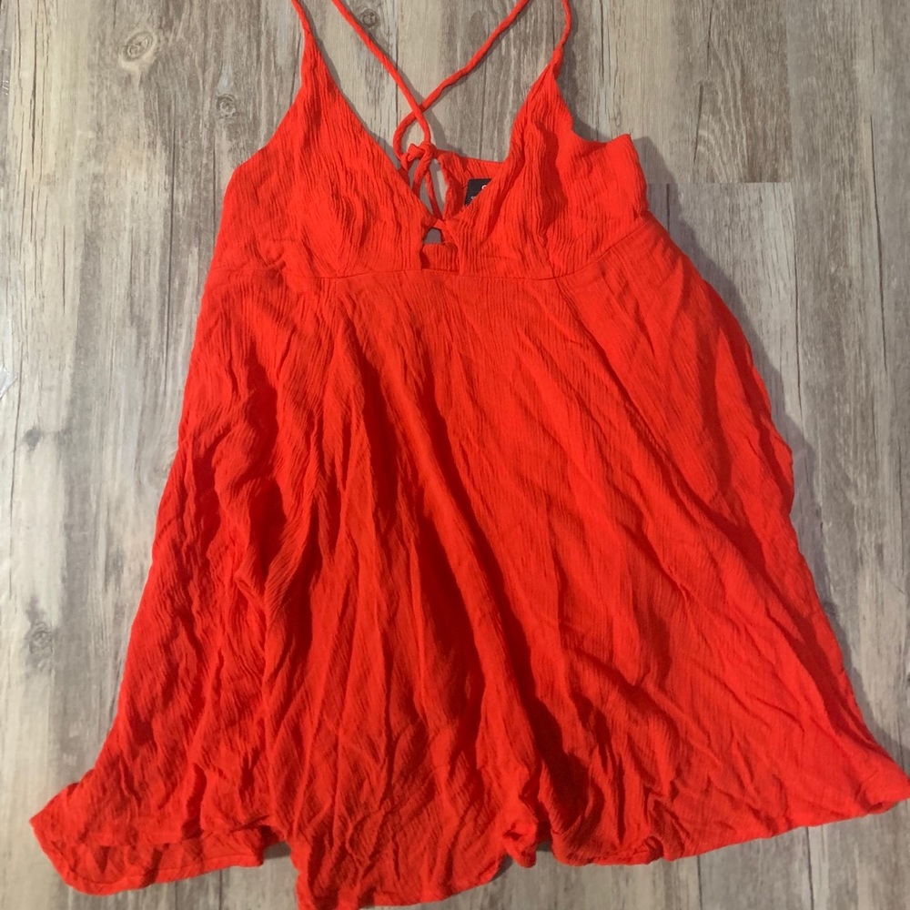 Orange-red lulus xs dress